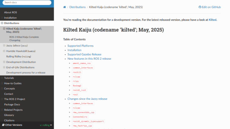 ROS 2 Kilted Kaiju 정리: 로봇 개발자가 2026년에 봐야 할 기반 변화